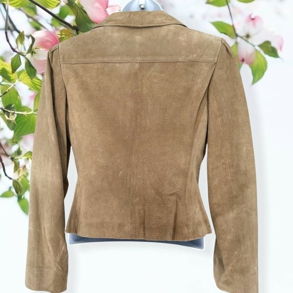 SUEDE Tan Blazer - Picture 2 of 8